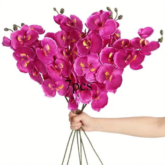 Orchidées artificielles Phalaenopsis pour centres de table de mariage DIY, décoration de fête à domi