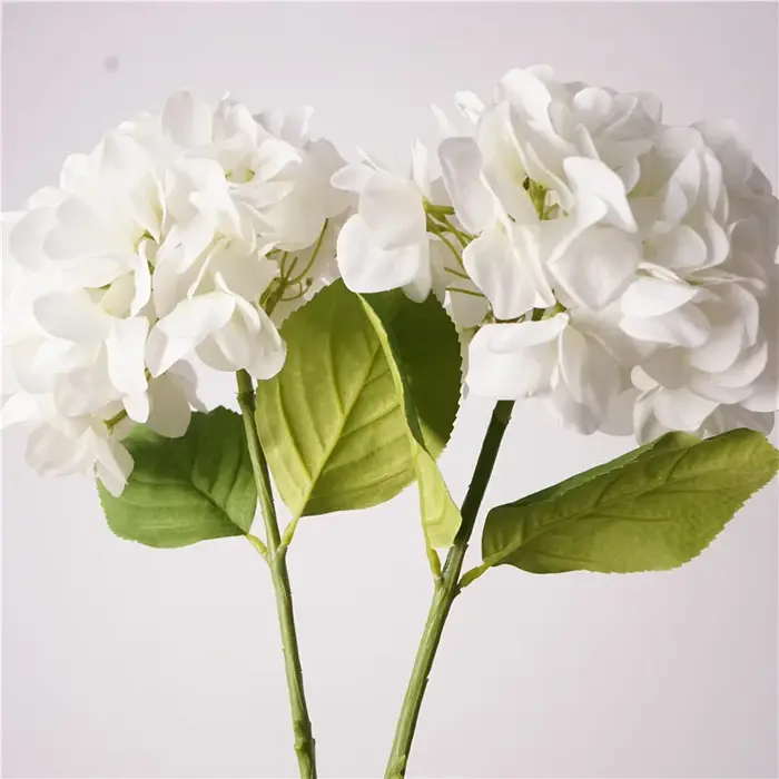 3 pièces fleurs artificielles d'hortensia d'été sans fin pour cérémonie de mariage Bouquet de mariée fausses