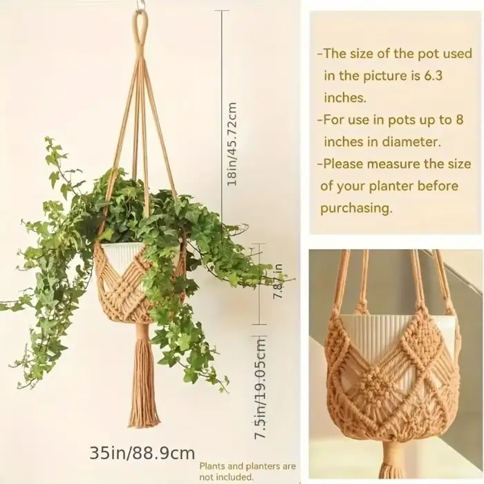 Cintre pour plantes Boho