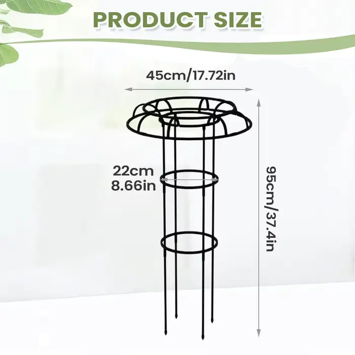 Treillis de jardin artistique pour plantes grimpantes, poteau de treillis extérieur pour ombrelle, i