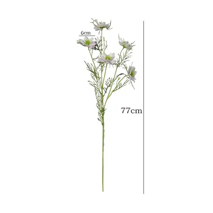 77CM artificielle herbe noire Gesang fleur mariage maison décoration douce
