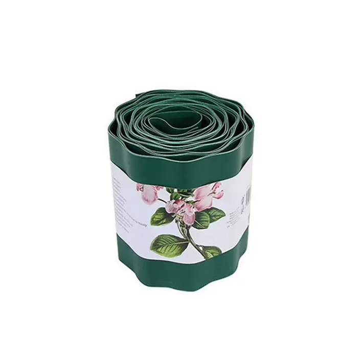 Bordure de Pelouse Flexible en Plastique PP et Pierre, Clôture de Sol de Jardin
