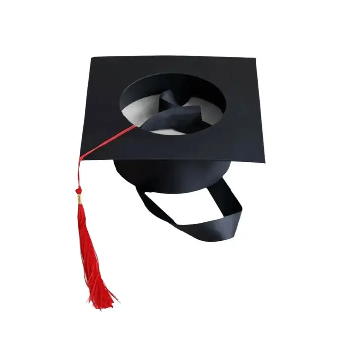 Base florale en forme de toque de graduation pour arrangements floraux, cadre de composition florale, fournitures de fleuriste, style original