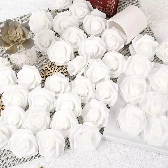 Bouquet de roses en mousse PE Premium pour noël