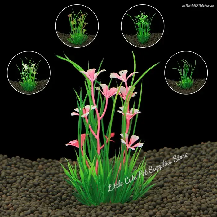 Plantes d'aquarium artificielles plante verte aquatique Aquarium décoration