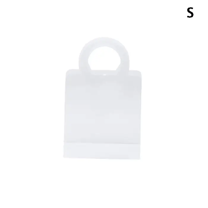 Sac à main Transparent en PET pour Bouquet de fleurs fraîches, 1 pièce, emballage de fleurs, sac à m