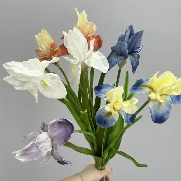 10 pièces de fleurs artificielles en PU