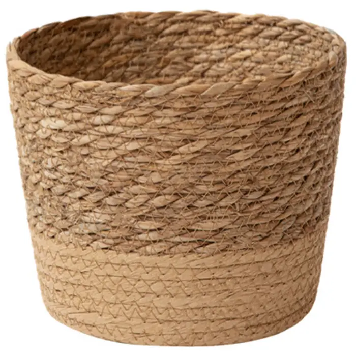 Panier de rangement en rotin tressé pour plantes