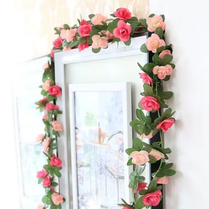 Mur de Vigne Artificielle de Pivoine