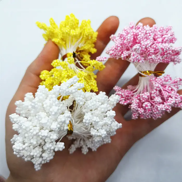 Étamine de fleurs artificielles faites à la main