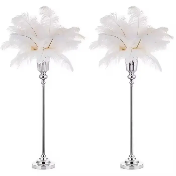 Vase à fleurs rétro doré en métal pour arrangement floral