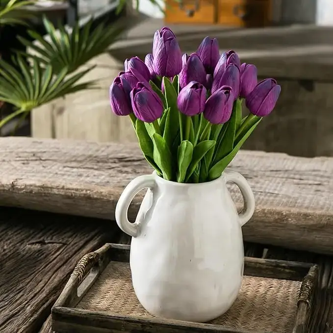 12 tulipes artificielles