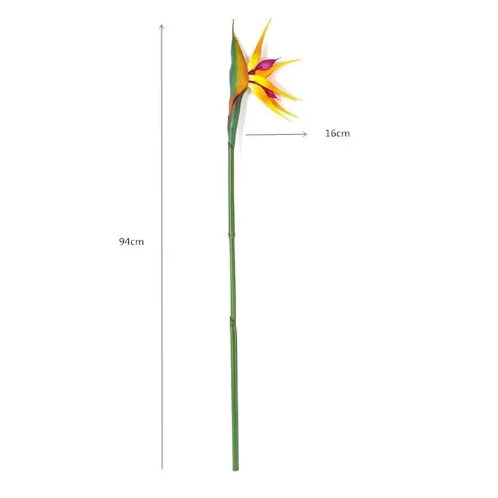 Nouvelle plante artificielle oiseau de paradis à longue tige