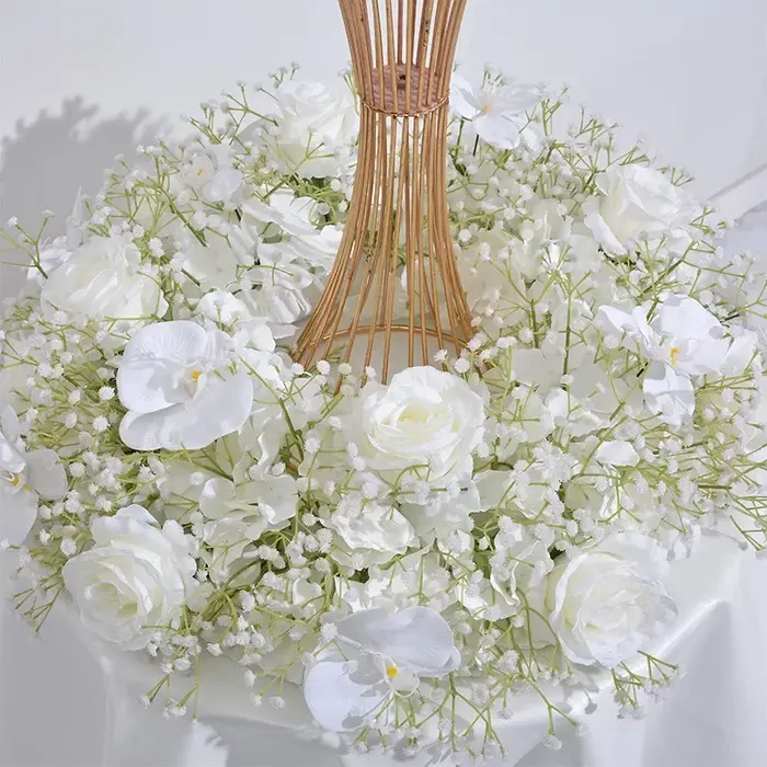 2M Dense réaliste Rose soie