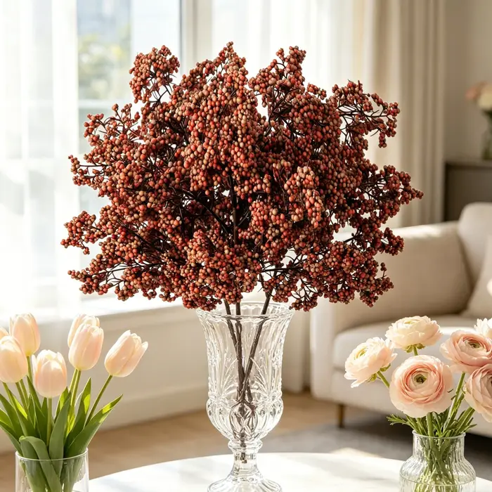 Plante artificielle de fleurs de hiver