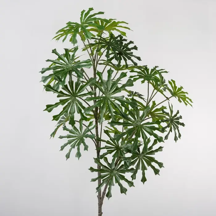 Plantes vertes artificielles pour décoration d'étude, branche de plantes en plastique Andromeda japo