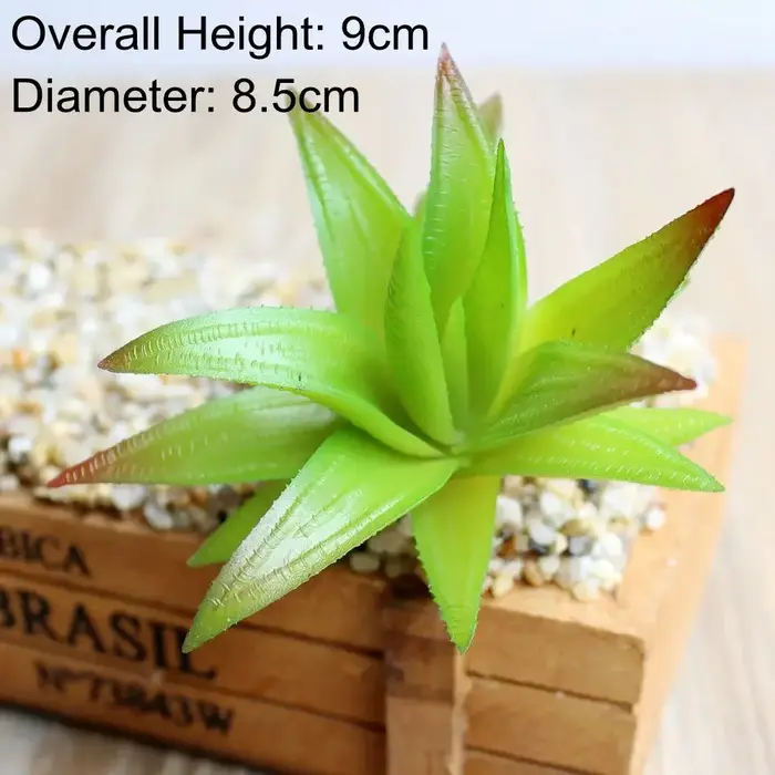 Plantes vertes succulentes artificielles