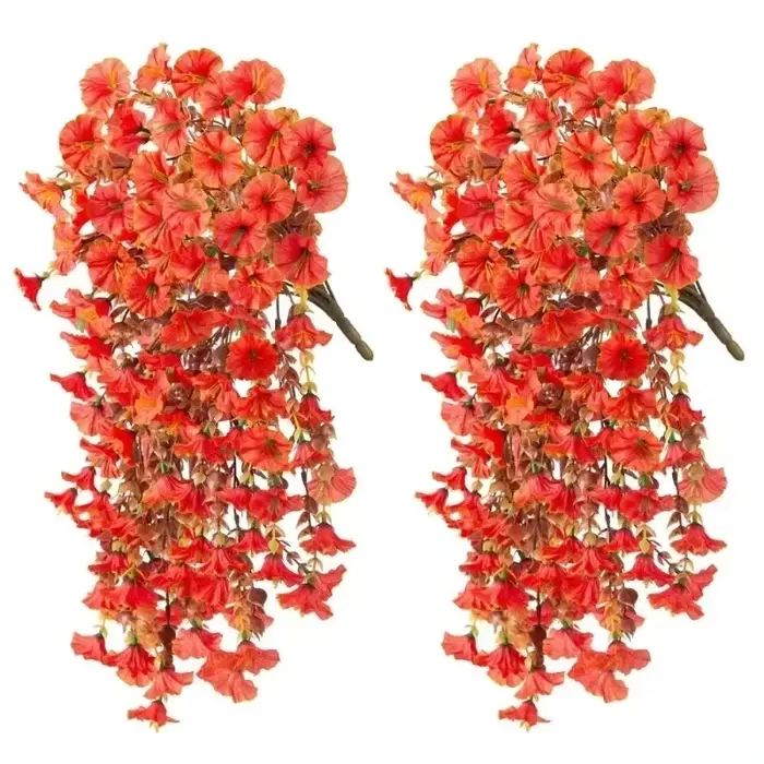 Fleurs artificielles, plante grimpante de type volubilis