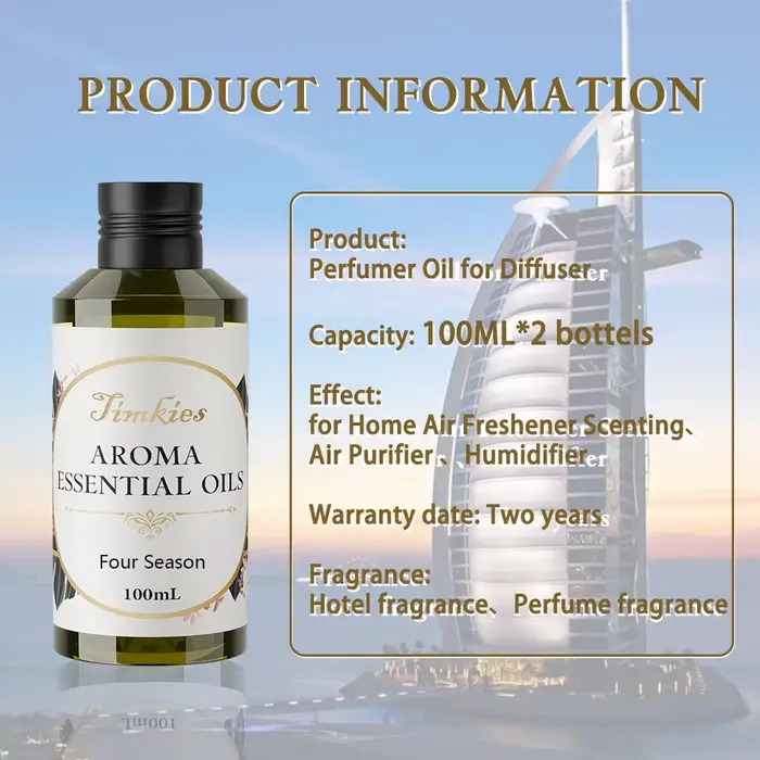 Diffuseur d'arôme huile essentielle hôtel parfum 200ML pour bureau à domicile SPA voiture