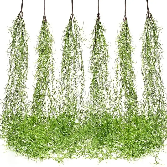 Plante artificielle verte de 85 cm, mousse, lierre, fougère, vigne, décoration pour la maison et le 