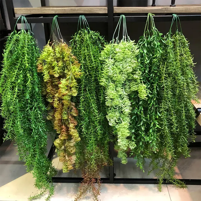 1 pièces plante verte artificielle rotin plantes d'herbe