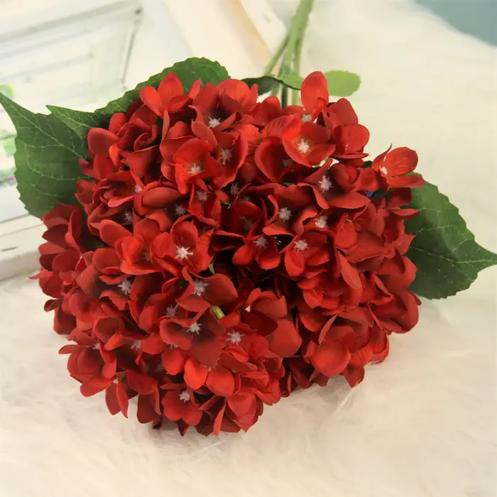 Bouquet de simulation d'hortensias