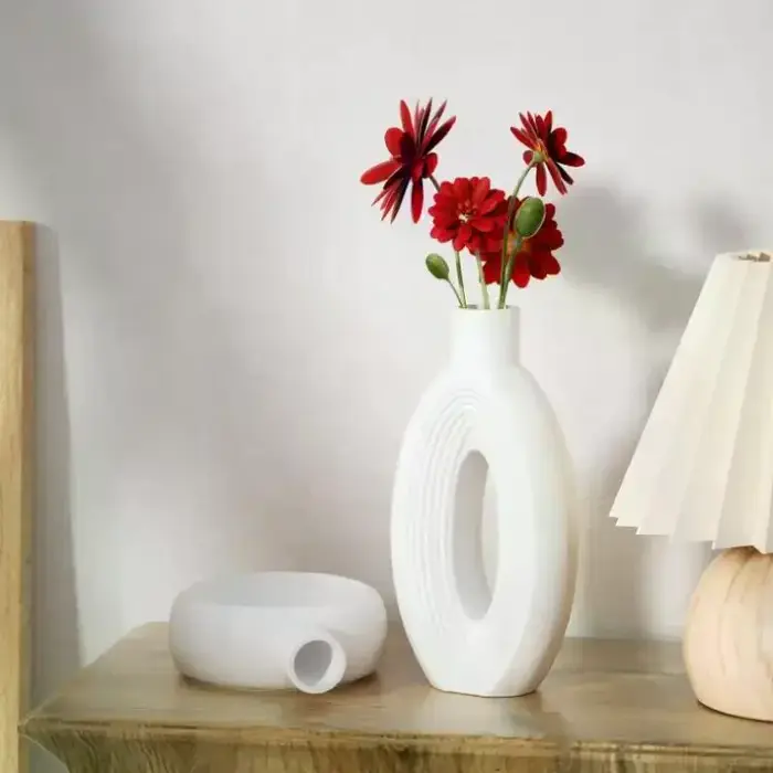 Moule en silicone pour vase en forme de donut nordique