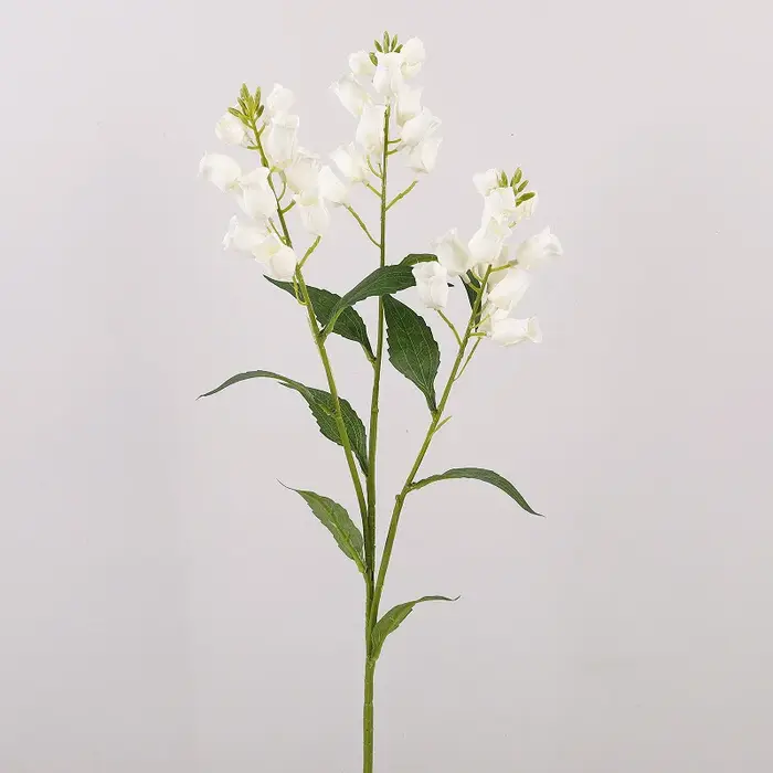 Lot de 5 fleurs artificielles en soie, 3 têtes, type muguet, pour décoration intérieure, fleurs pour