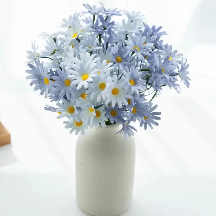Soie Fleurs Artificielles Bulbous Chrysanthème Bulle Herbe En Plein Air De Mariage Couronnes De Mariée Bouque Maison Bricolage Ventes Chaudes Décoration