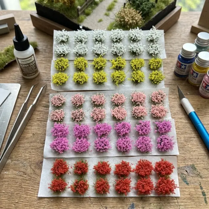 14 bouquets de fleurs artificielles