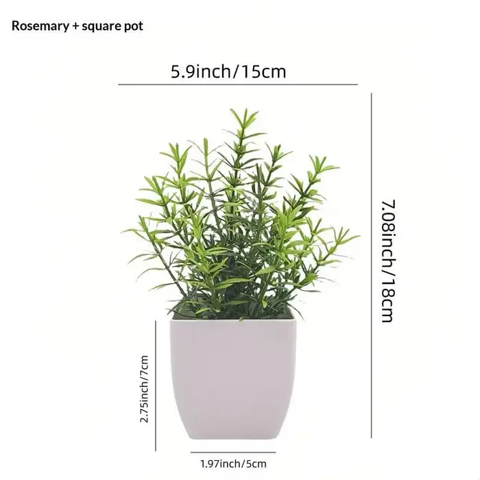 Plantes artificielles avec feuillage réaliste et sans entretien, parfaites pour la décoration de la 
