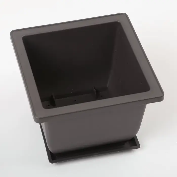 Pot de fleurs ovale carré et Hexagonal, plante succulente, bonsaï, petits jardinières en plastique, Imitation de poterie violette, vente en gros