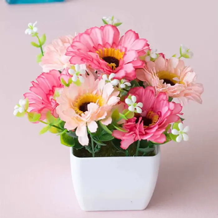 Plante Artificielle en Pot pour Décoration de Jardin