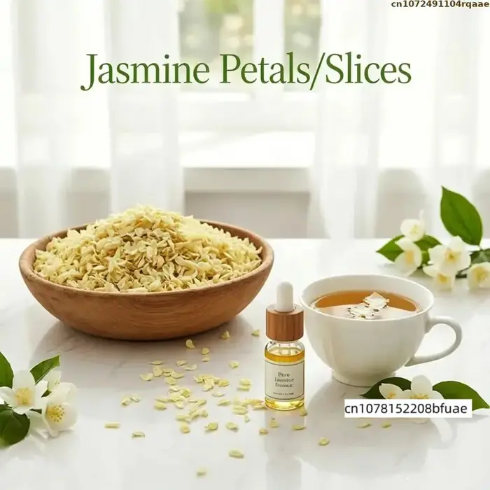 Bourgeons et pétales de jasmin séchés naturels