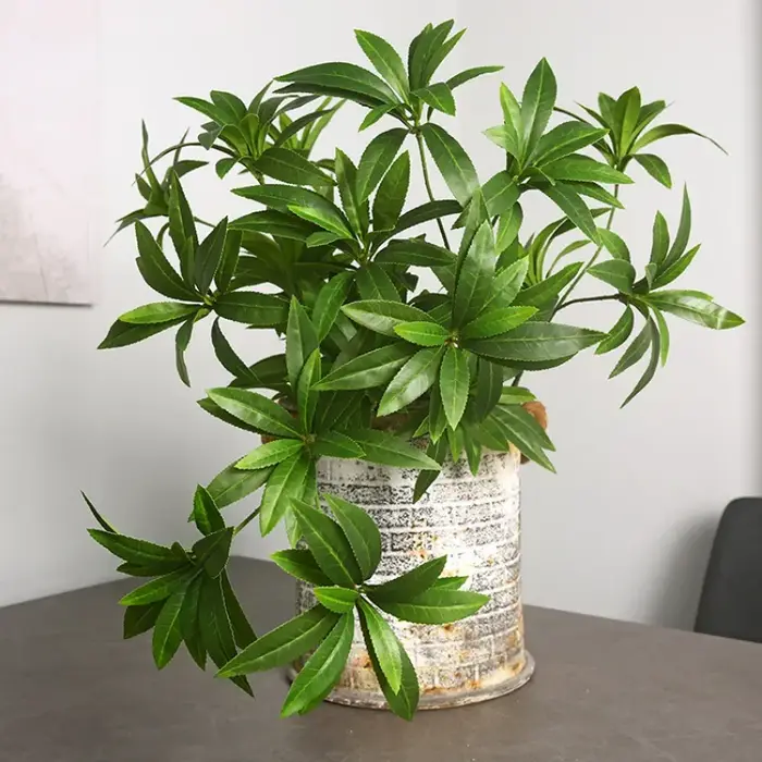 Fleur Artificielle Elaeocarpus Hainanensis, Plante Verte, Décoration de Mariage, Maison, Décoration de Table, Style Nordique Minimaliste, 95cm