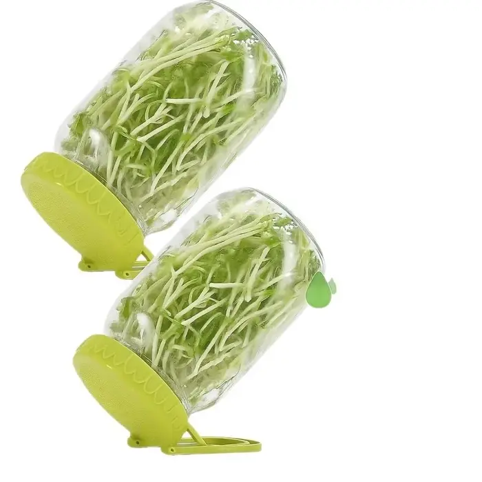 Nouveau avec support couvercles de germination en plastique facile