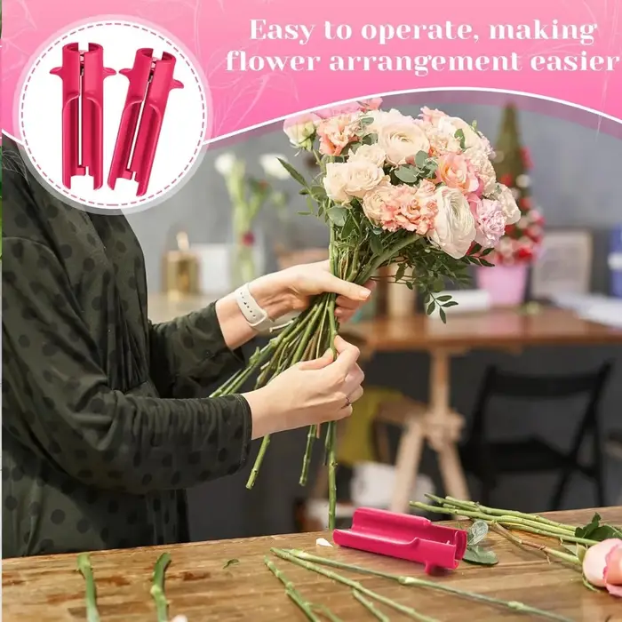 1 pièce Outil à éliminer les épines de rose, Dispositif de déépinoisage de roses, Convient aux fleuristes et à un usage domestique