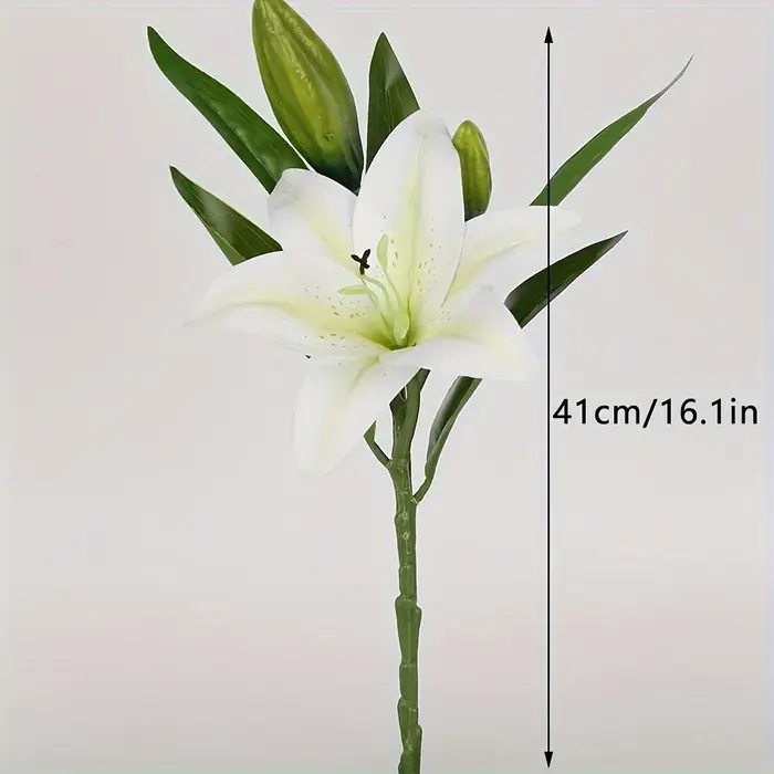 Fleurs artificielles en forme de lys