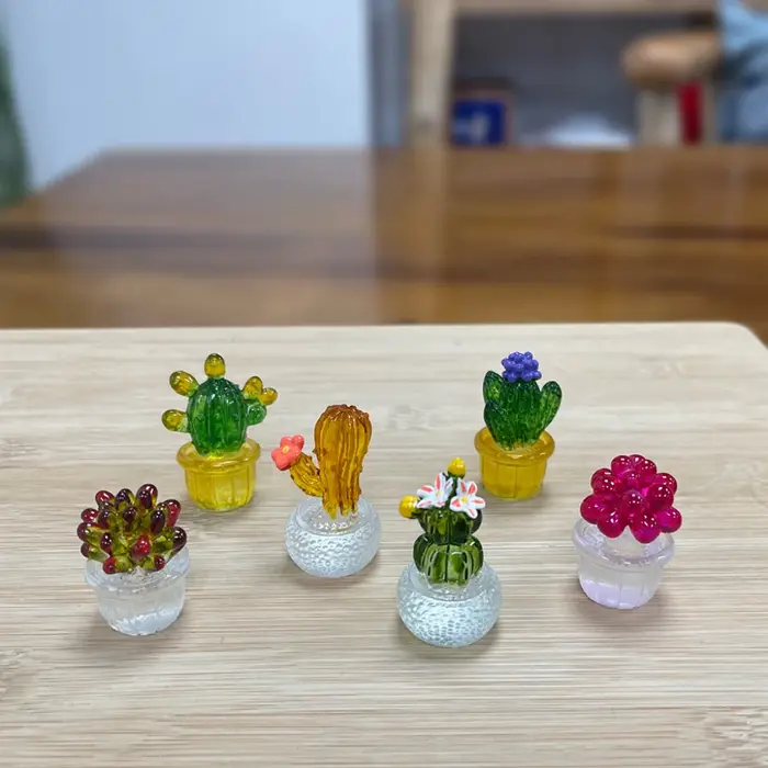 Simulation créative de plante de Cactus