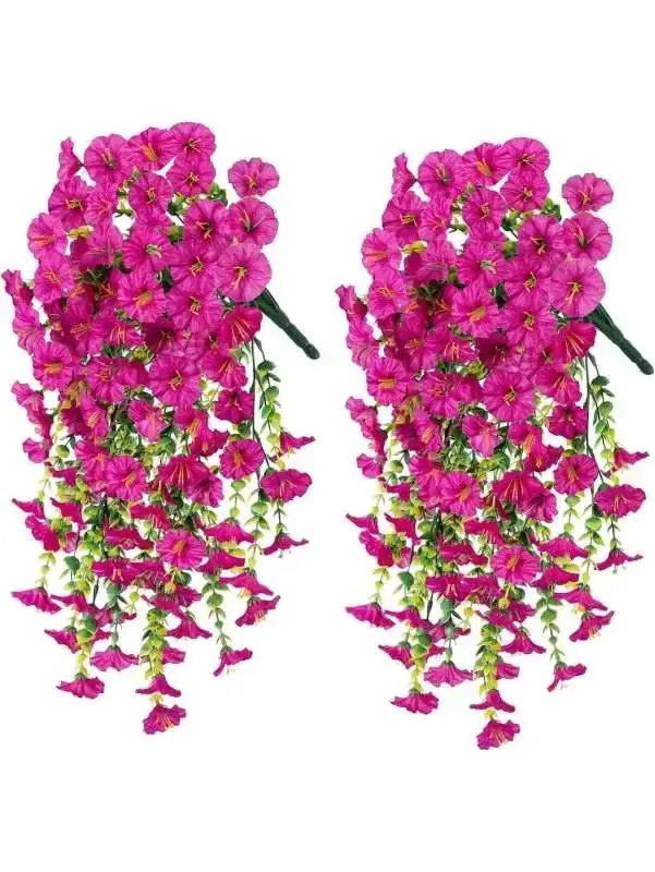 Guirlande de fleurs artificielles Morning Glory pour mariage, décoration de la maison, Saint-Valenti