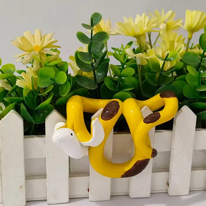 1 pièce de décoration de pot de fleurs en résine, ornement suspendu en forme de serpent pour pot de fleurs, accessoire pour pot de fleurs, jardin, maison, décoration suspendue pour pot de fleurs, conv