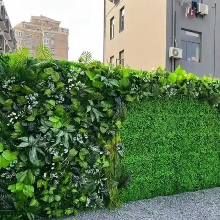 Panneau mural végétal artificiel DIY