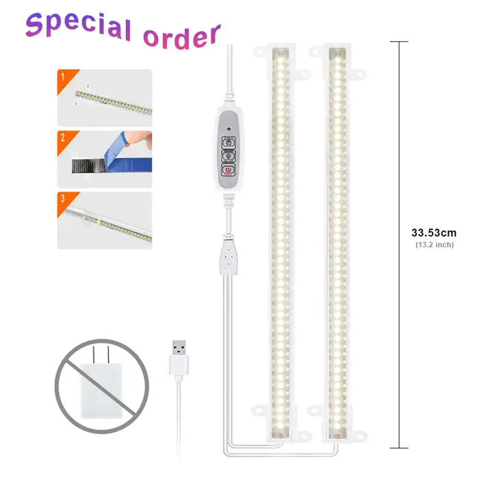 Lampe Phyto de lumière de croissance d'intérieur pour plantes Kits hydroponiques Phytolamp à spectre complet