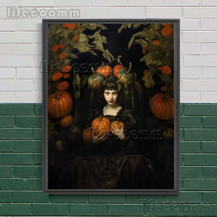 Toile d'art mural Vintage avec fleurs féeriques