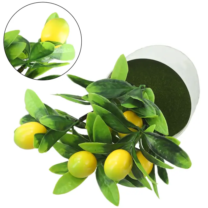 Plante artificielle en pot
