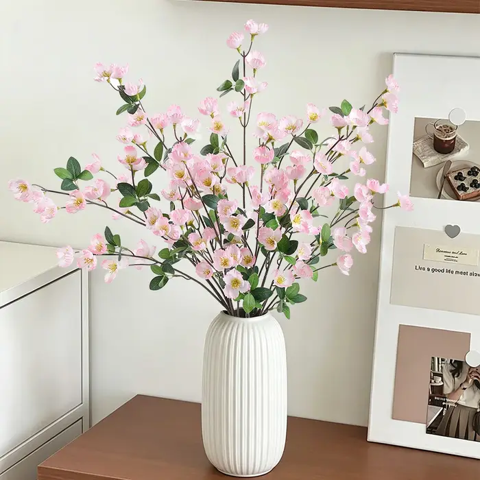 Bouquet de fleurs artificielles en soie