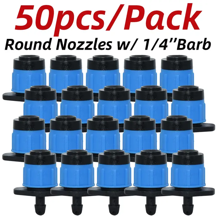 SPRYCLE 20 pièces Micro arroseurs de jardin buse rotative à 360 degrés Mini pulvérisation 4/7mm tuyau pour serre de jard