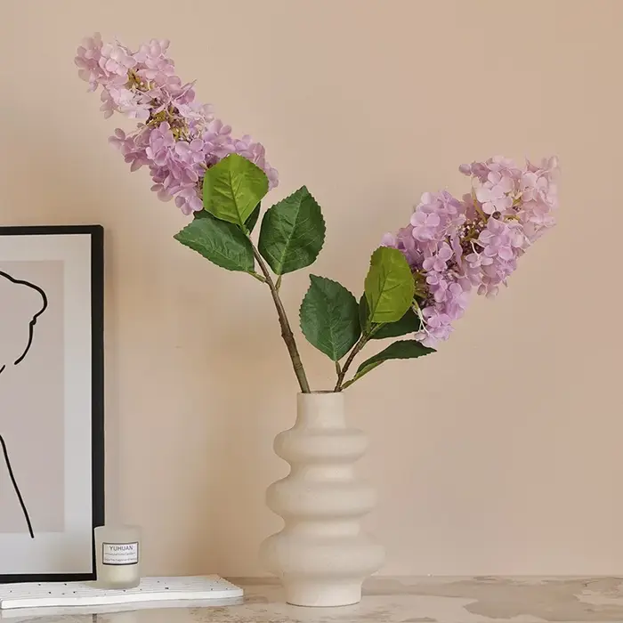 Fleurs artificielles en soie