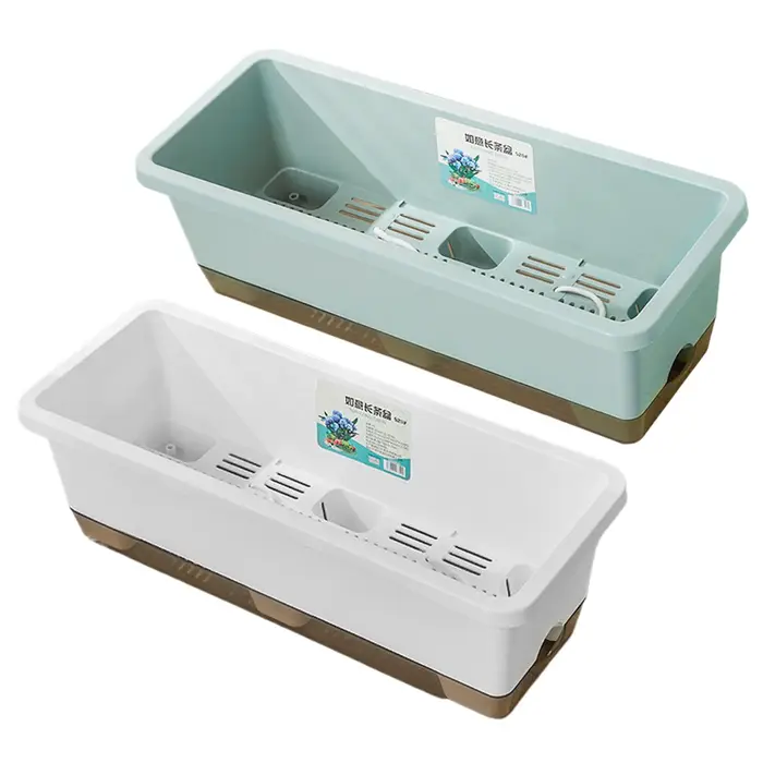 Pot de culture auto-absorbant pour légumes d'intérieur avec trou de drainage et corde absorbante