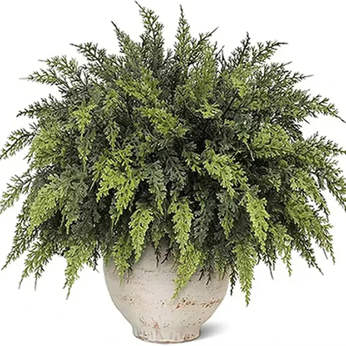 1pc Plante Artificielle Feuilles De Noël Arbre Partie Maison Chambre Décoration de Table En Plein Air Cour Matériaux Fleur De Mariage Accessoire
